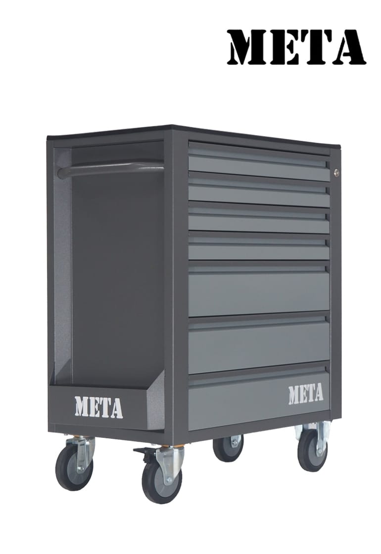 ตู้เครื่องมือช่างลิ้นชัก 7 ชั้นเข็นได้ Tool Cabinet META HEAVEE TC-S17 - Image 4